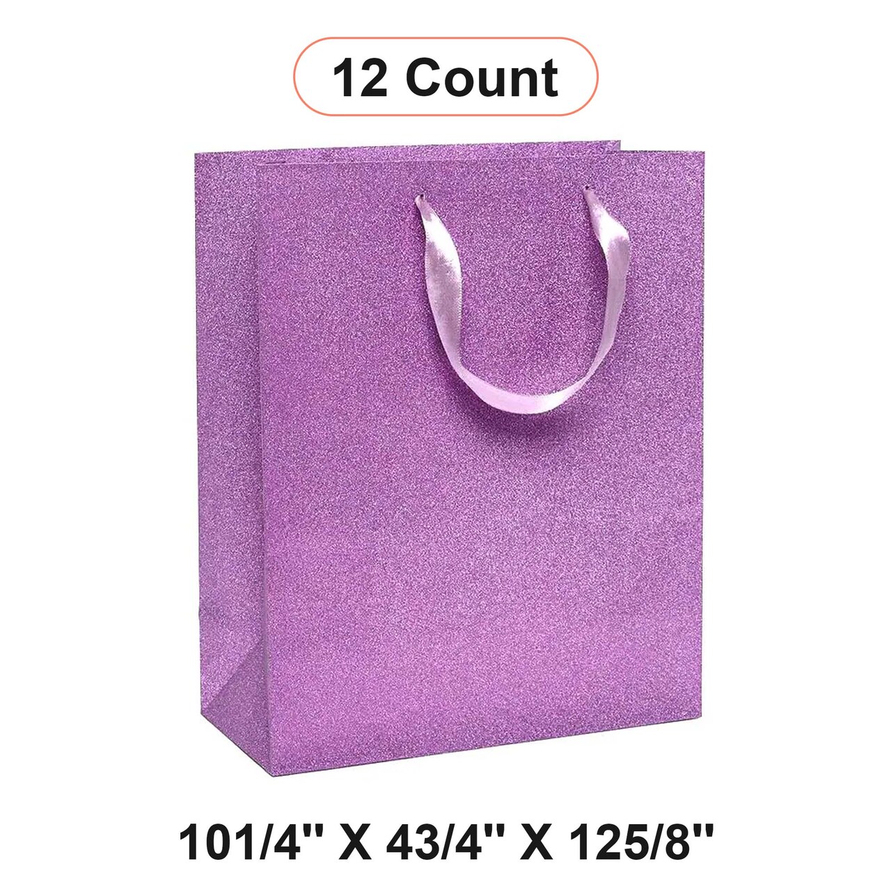 Chic Glitter Grain Euro Totes Perfect Size 10 1/4'' x 4 3/4'' x 12 5/8''